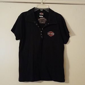 Harley Davidson short sleeve top.